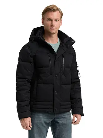 TOM TAILOR | Parka | schwarz